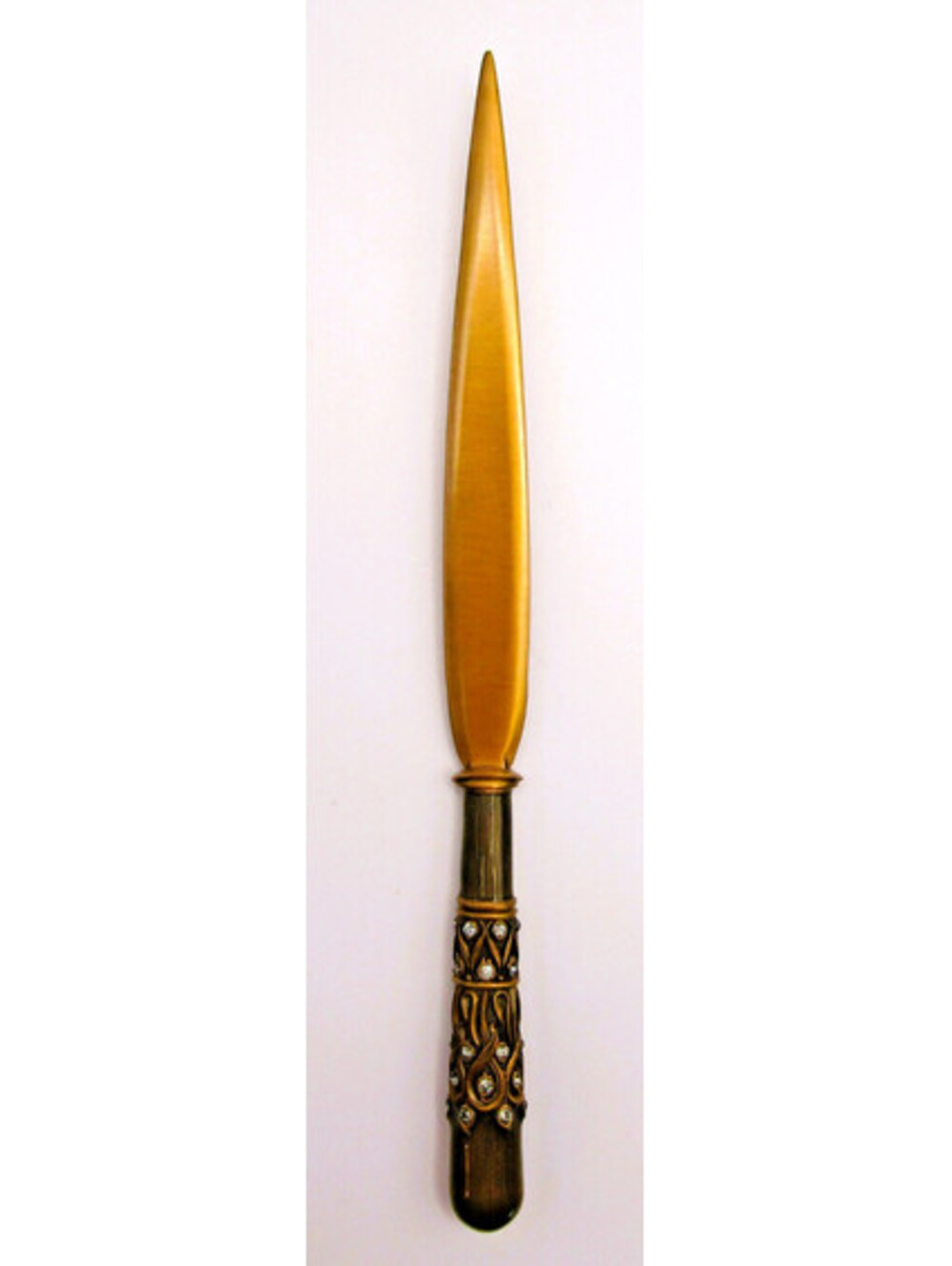 Edgar Berebi 7334/3 Coronet Letter Opener Museum Gold Plate